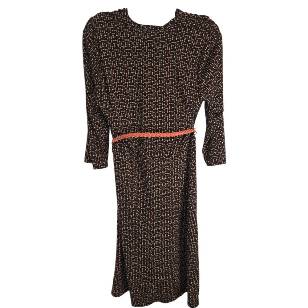 Annalee & Hope Stretch Belted Midi Dress